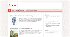 Desktop Screenshot of apexco.com.vn